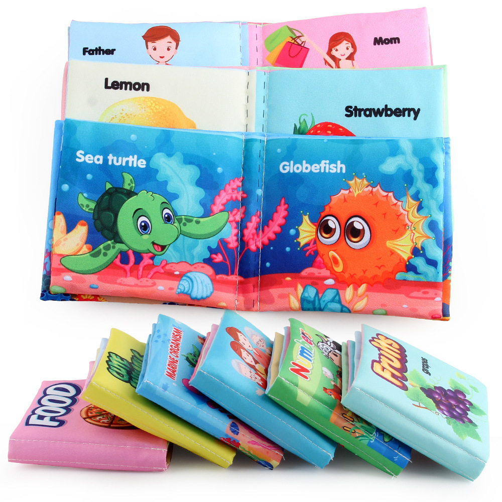 Infant Cloth Hands Tear-proof Early Education Palmar Cloth Book - Image 9