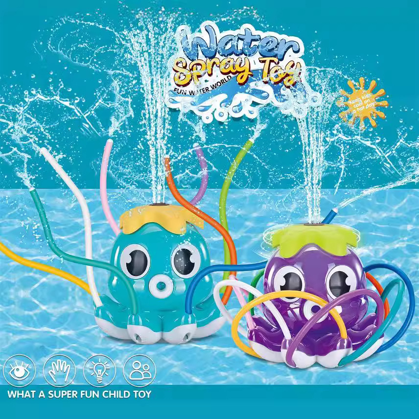 Outdoor Octopus Sprinkler Play Water Octopus Grass Sprinkler Toy - Image 3