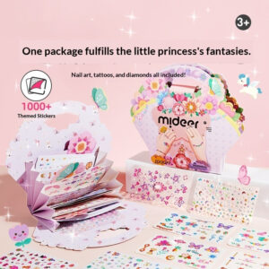 Princess Fantasy Girl Tattoo Garden Elf Full-Set Nail Art Stickers