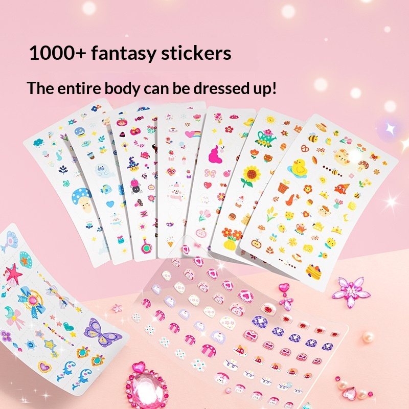 Princess Fantasy Girl Tattoo Garden Elf Full-Set Nail Art Stickers - Image 10