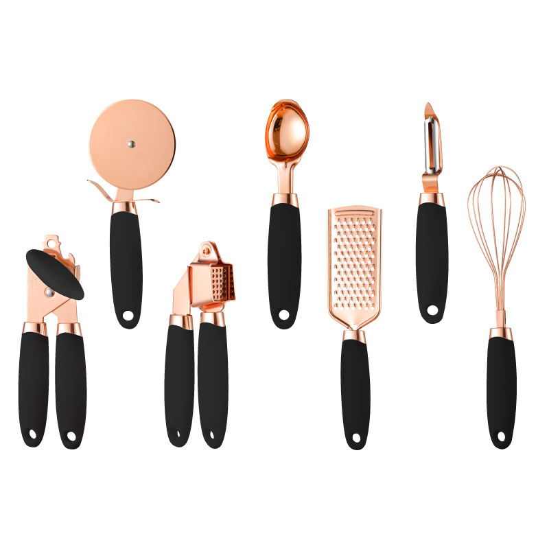 Kitchen Household Peeler Gadget Copper Plating Set - Image 9