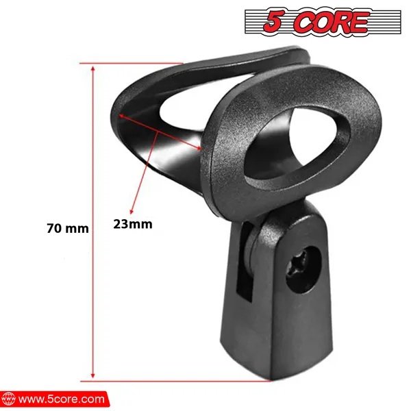 64c8532c-38a4-4560-98f2-34a87ed3ff85.jpg 5 Core Microphone Clip Holder 2 Pieces With Screw Adapters 5/8 To 3/8 Inch - Image 4