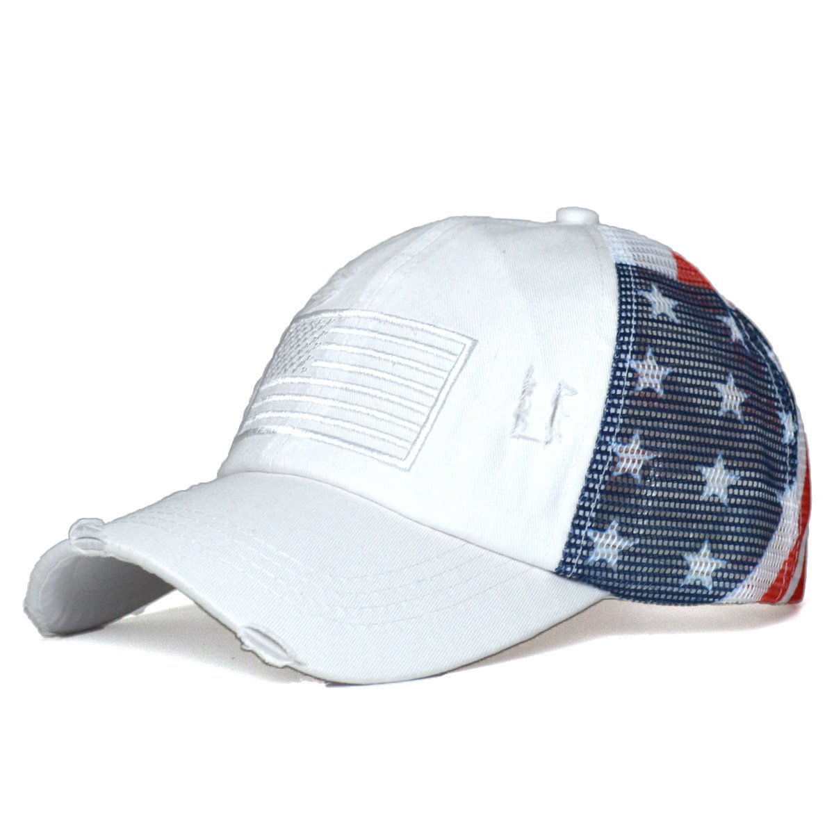 84c3e561-b393-4082-b92f-8293427457e5.jpg Women's Ripped Embroidered Baseball Cap - Image 8