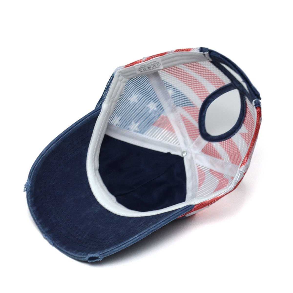 88e7f222-dc69-4bb6-b597-dee34d4f84ca.jpg Women's Ripped Embroidered Baseball Cap - Image 3