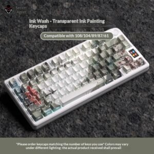 Gradient-colored, Personalized Keycaps For 87104-key Keyboards