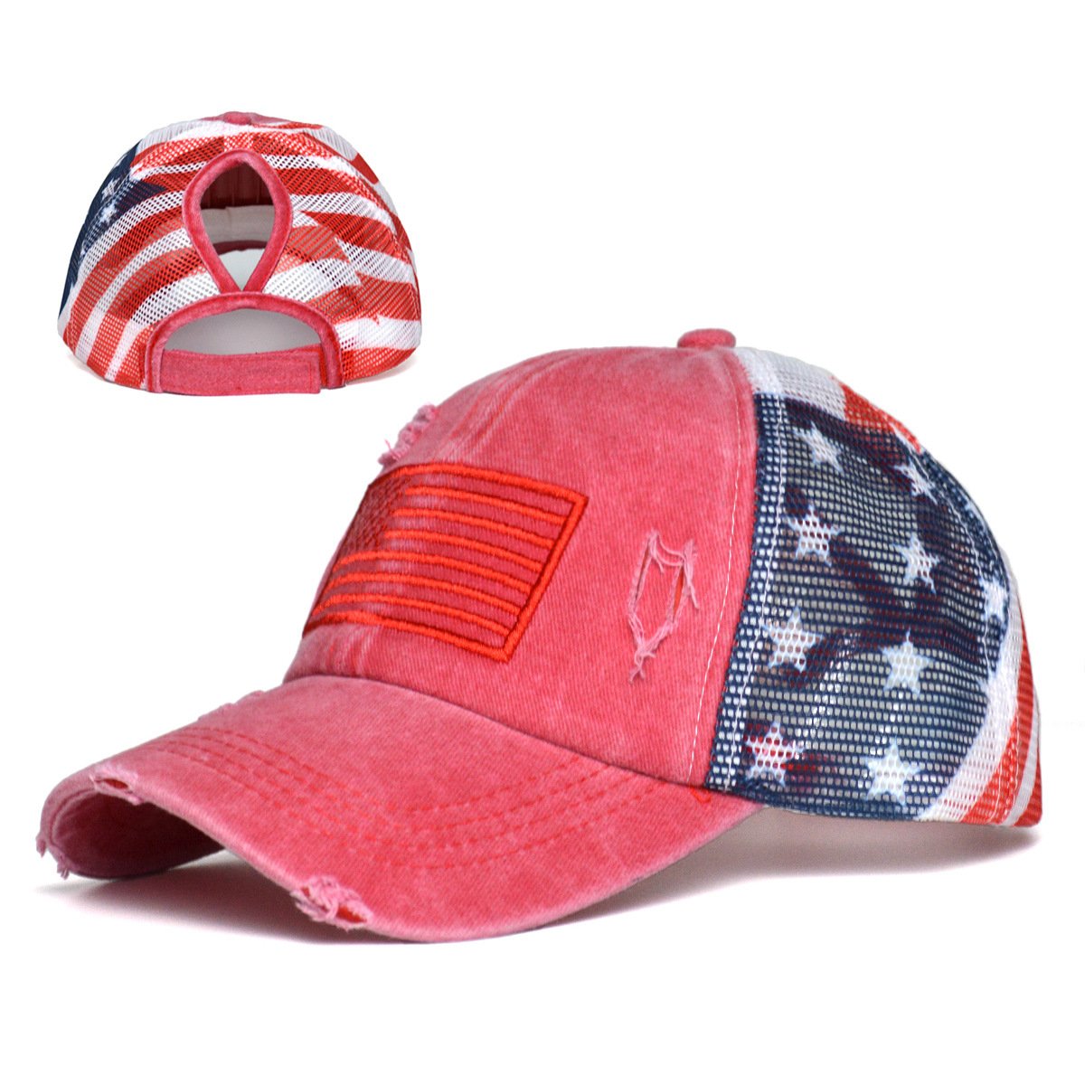 d52ab451-9bfe-4f47-9fc8-e143c92761f5.jpg Women's Ripped Embroidered Baseball Cap