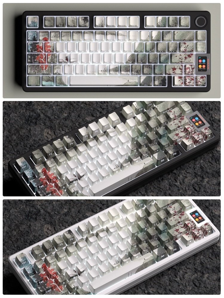 ea9cc42f-237b-4ad8-b621-7a9b9eae1b02_trans.jpeg Gradient-colored, Personalized Keycaps For 87104-key Keyboards - Image 2